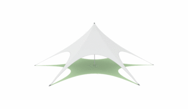 tent with printing