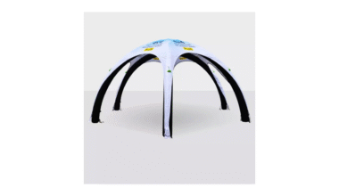 Inflatable tent Hexa