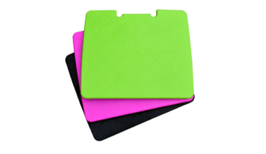 Folding shopping trolley lid